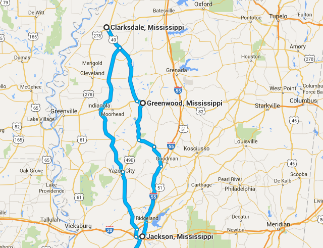 Mississippi on the road: tour to 